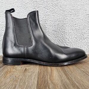 Crockett & Jones Bonnie Black Leather Chelsea Boots England Women's UK 6.5 US 9